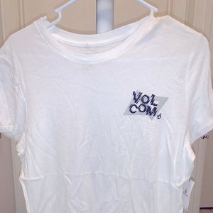 Volcom white tee